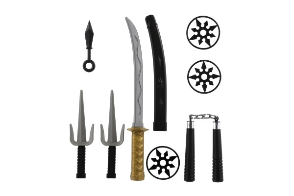 Ninja zwaardset met accessoires
