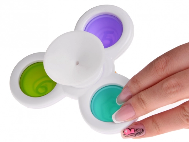 Senzoe Fidget Spinner met zuignap 3 Stuks