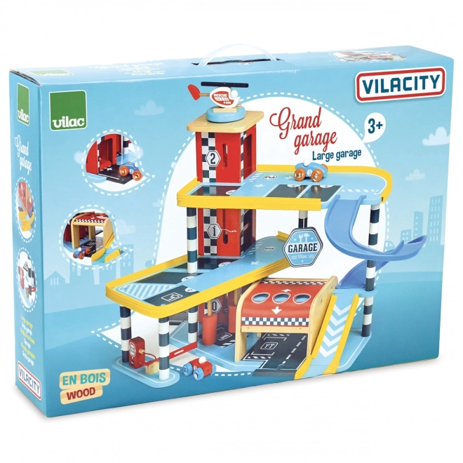 Vilac houten garage Vilacity