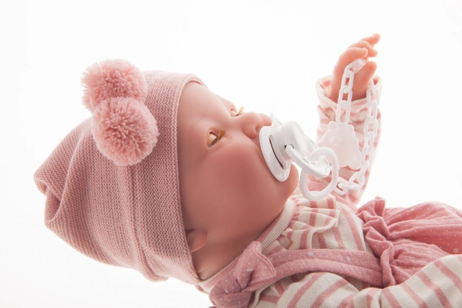 Antonio Juan 50160 Mia Knipperend en Plassend Realistisch Baby met Volledig Vinyl Lichaam - 42 cm