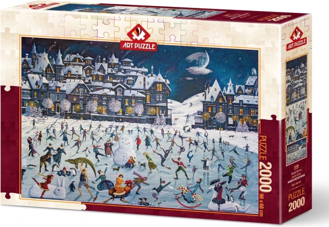 Puzzel Dansen op het ijs 2000 stukjes