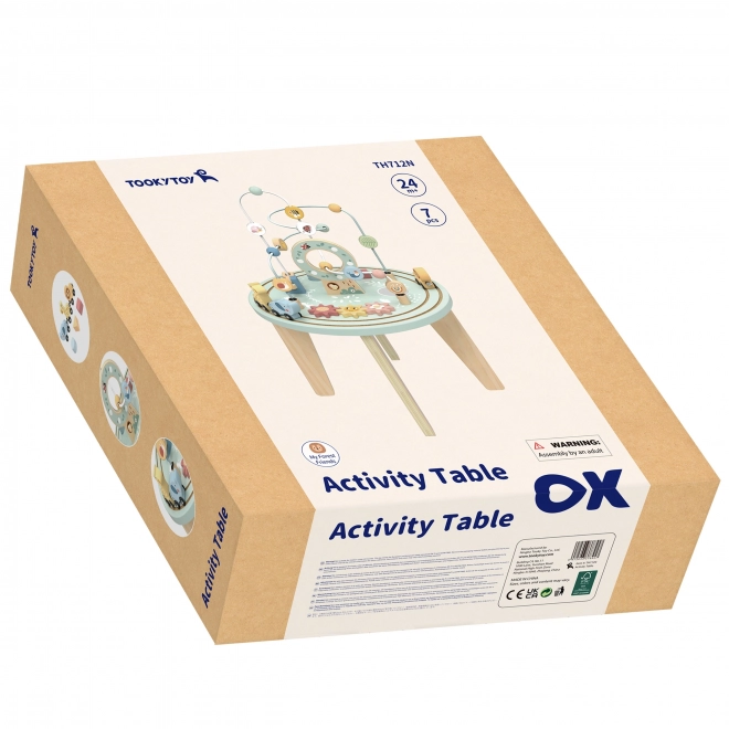 Houten Montessori-activiteitentafel TOOKY TOY