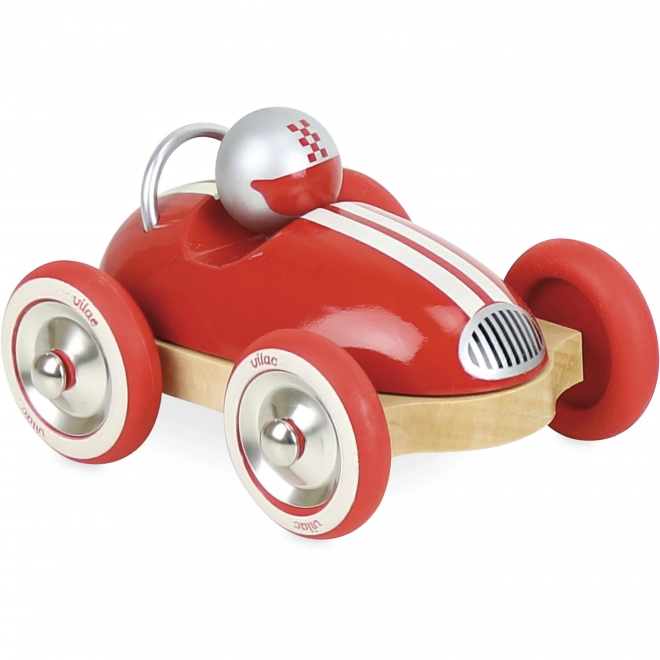 Vilac Houten auto Roadster vintage rood