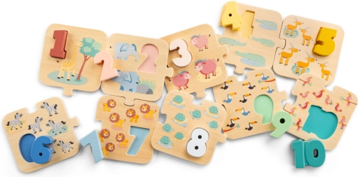 Puzzel Safari - We leren cijfers