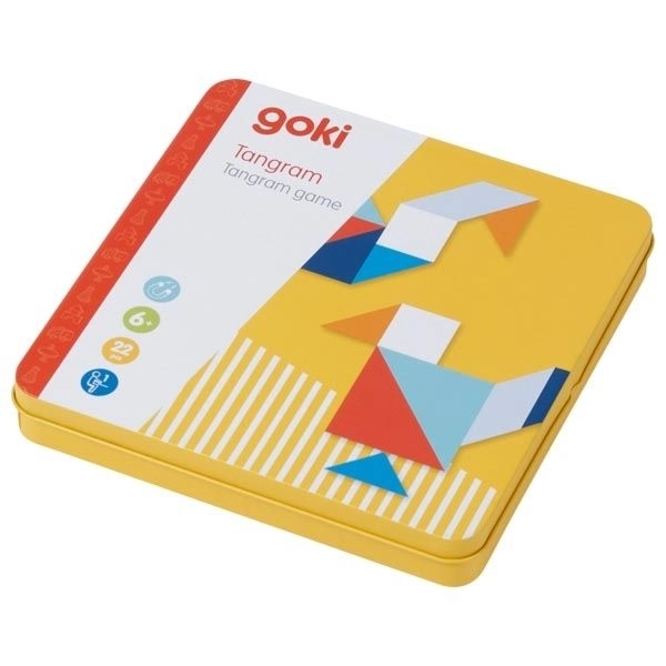 Tangram, magnetisch spel van het bedrijf Goki