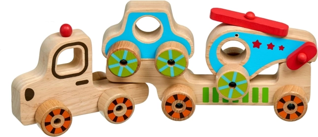 Lucy & Leo mijn eerste vrachtwagen – houten puzzel voor de allerkleinsten