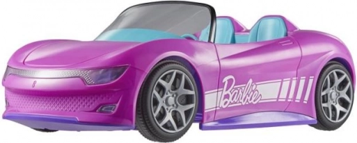 Hot Wheels RC Barbie roze cabrio op afstandsbediening