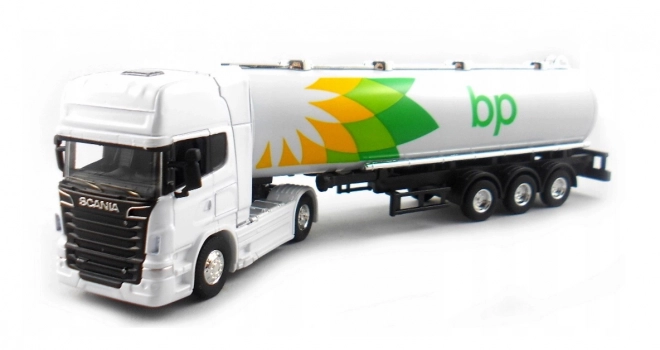 Welly vrachtwagen 1/64 Scania V8 R730 Olie