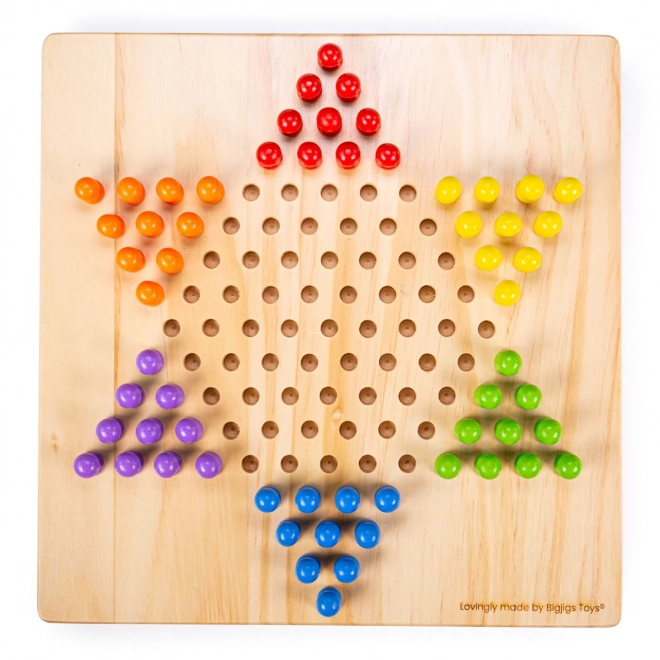 Bigjigs Toys Houten Halma