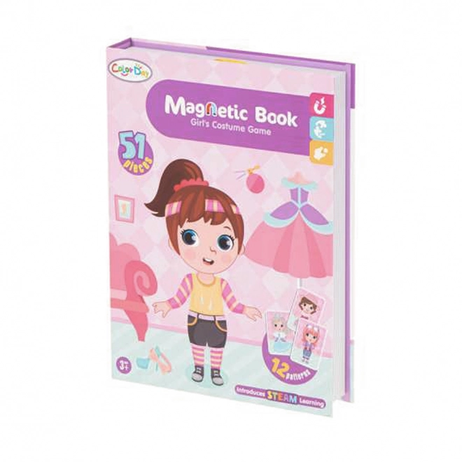 Magnetisch boek - kleding voor pop 51 st