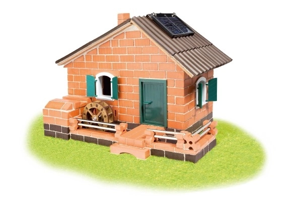 Bouwset Teifoc Molen - zonne-energie 380 stuks in doos 44x33x11cm