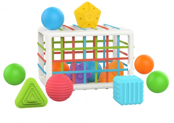 Flexibele Kubus Ball Sorter Figuren voor Kinderen
