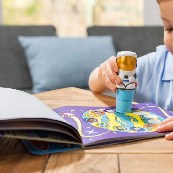 Interactieve astronaut voor creatief lezen en spelen