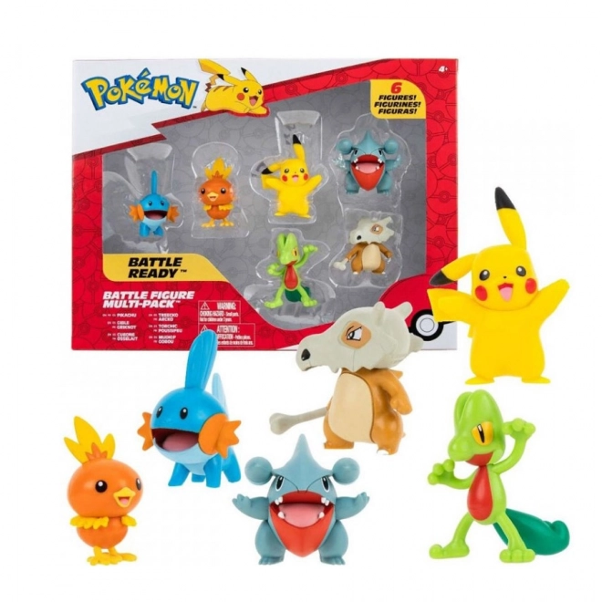 Pokemon set - 6 figuren
