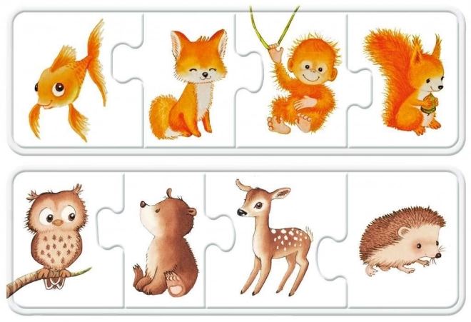 Mijn eerste puzzel Kleurrijke dieren