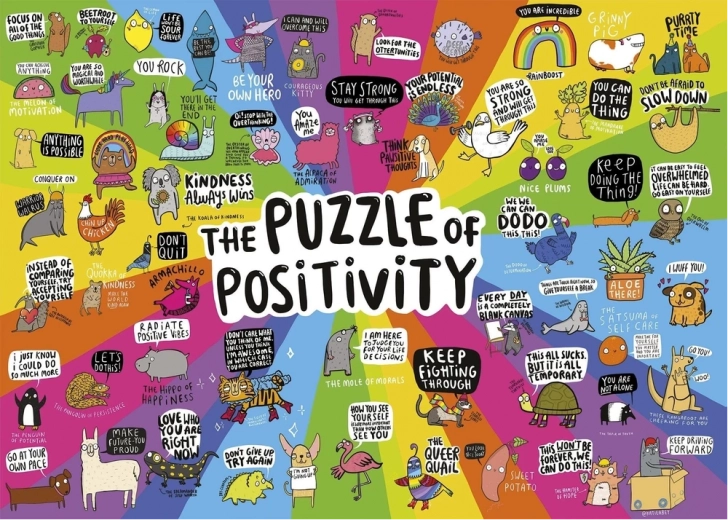 GIBSONS Puzzel van positief denken 1000 stukjes