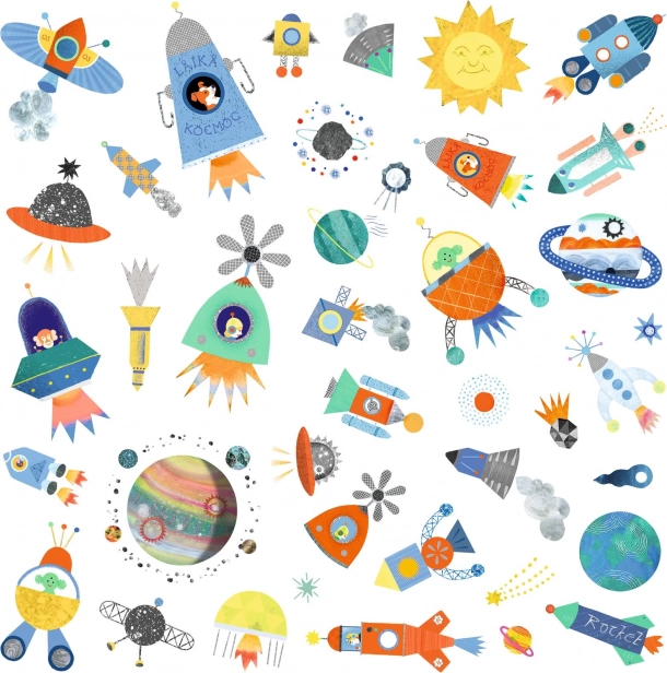 DJECO Stickers Interstellaire