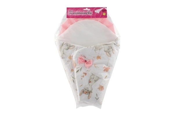 Inbakerdoek voor pop in wieg 45 cm