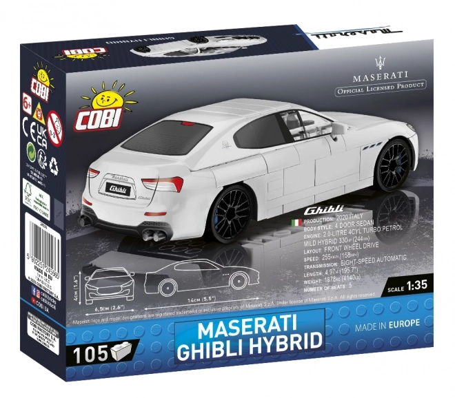 Constructieset MASERATI Ghibli Hybrid 1:35 van COBI