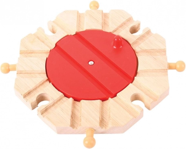 Draaischijf met 8 uitgangen Bigjigs Rail