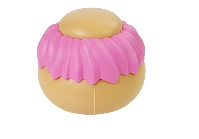 Set speeltjes desserten met dienblad