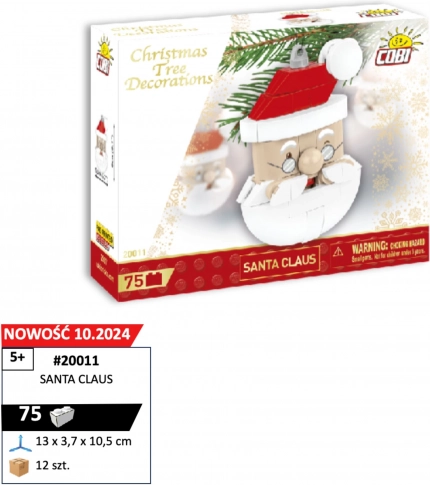 Cobi bouwset Kerstman kerstornament