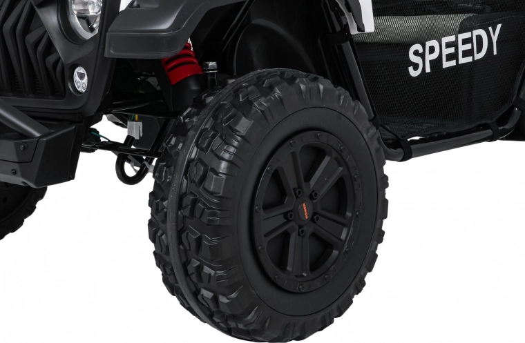 Grote EVA-banden en vering voor een soepele rit