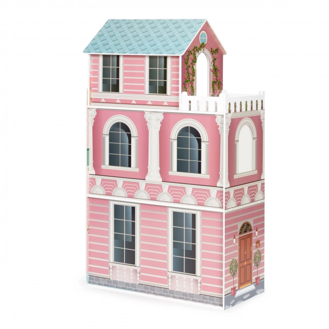 Groot poppenhuis met meubels ECOTOYS