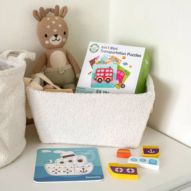 Woopie houten puzzel voertuigen Montessori FSC