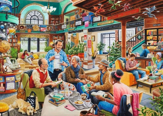 Puzzel Boekenclub Draai de Pagina 1000 stukken