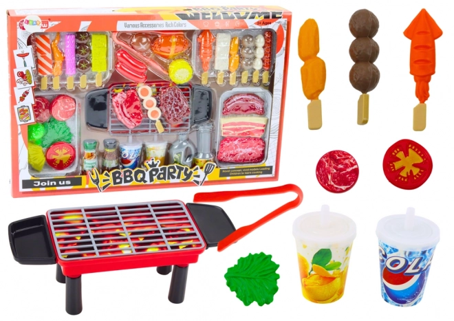 Grill Party Set Eten Dranken Groenten 40 stuks