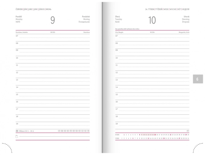 Notique dagelijkse agenda Cambio zwart 2025