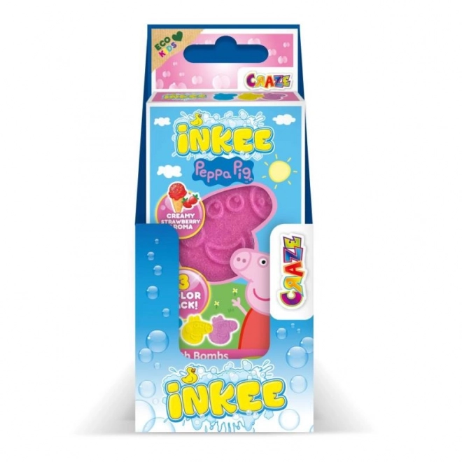 INKEE - Mini verpakking bruisende bom - Peppa pig