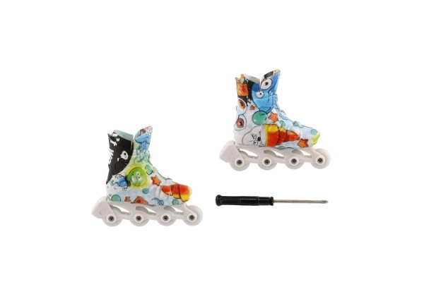 Vingerrollerskates met schroevendraaier