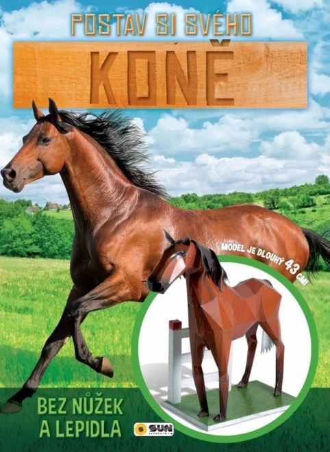 Bouw je eigen paard – creatief 3D-model zonder schaar en lijm