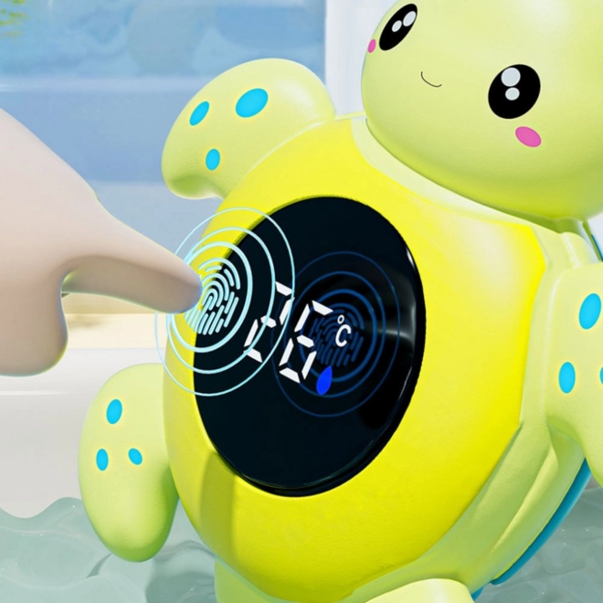 Kinder badthermometer schildpad 2-in-1 voor het meten van water- en kamertemperatuur