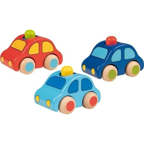 Goki houten autootje met toeter