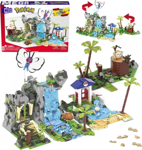 Mega Pokémon jungle-avontuur – bouwset met 1362 onderdelen en 4 figuren