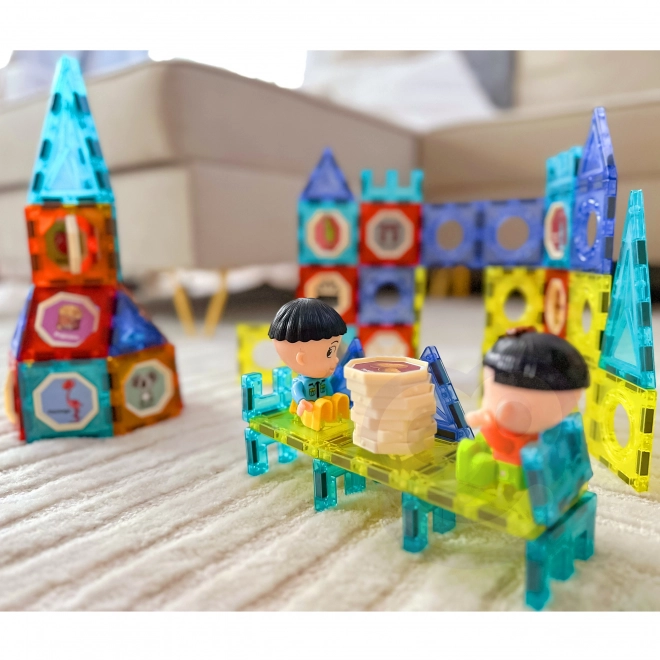 Woopie magnetische bouwset kasteel 98 stuks