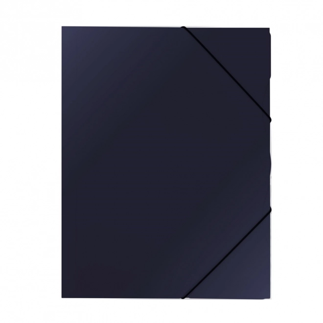 Map met elastiek A4 blauw