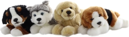 Pluchen hond 23 cm eco‑friendly