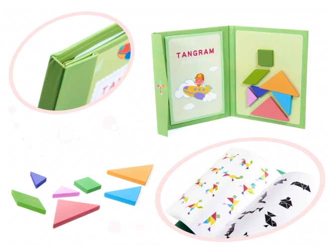 Magnetische puzzel 3D blokken tangram