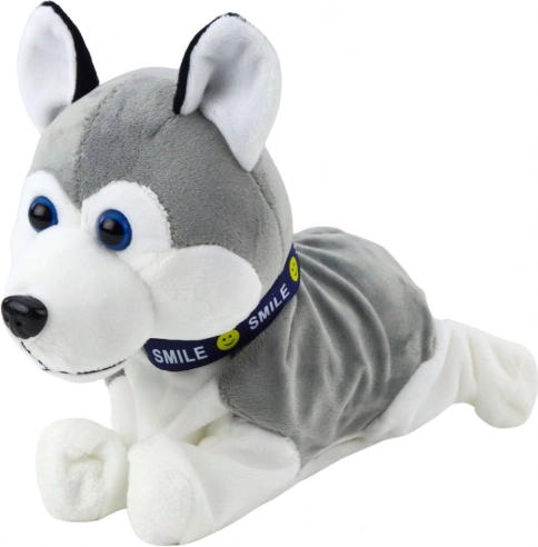 Interactieve pluchen huskyhond