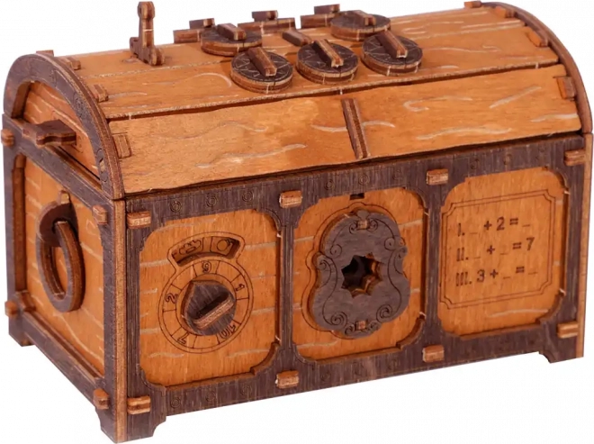 Escape Room Schatkist houten 3D-puzzel