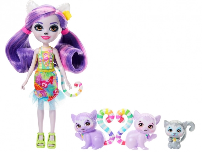 Lemurenfamilie van Enchantimals - Poppen