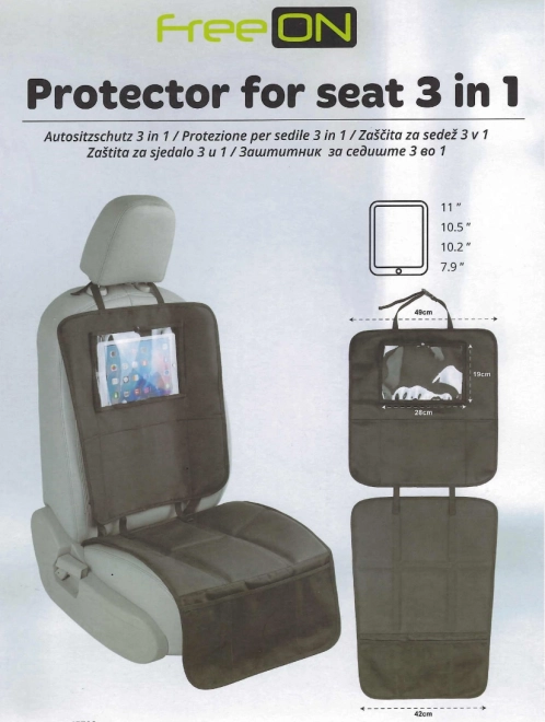 FreeON Stoelbeschermer in auto 3in1