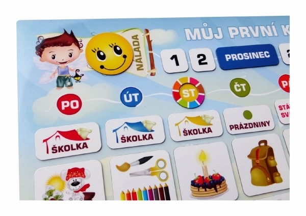 Magnetische kalender - Kleuterschool 114 magneten
