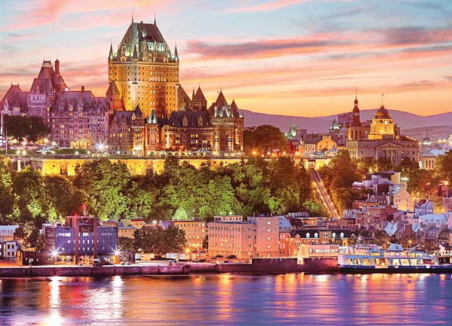 Legpuzzel Oud Québec, Canada 1000 stukjes Eurographics
