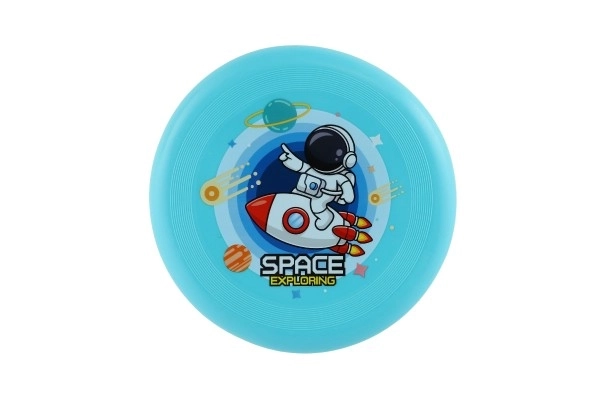 Vliegende/gooiende schijf rubber 18cm