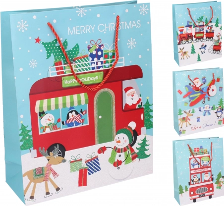Cadeautas L Kerst 30 × 41,5 × 12 cm